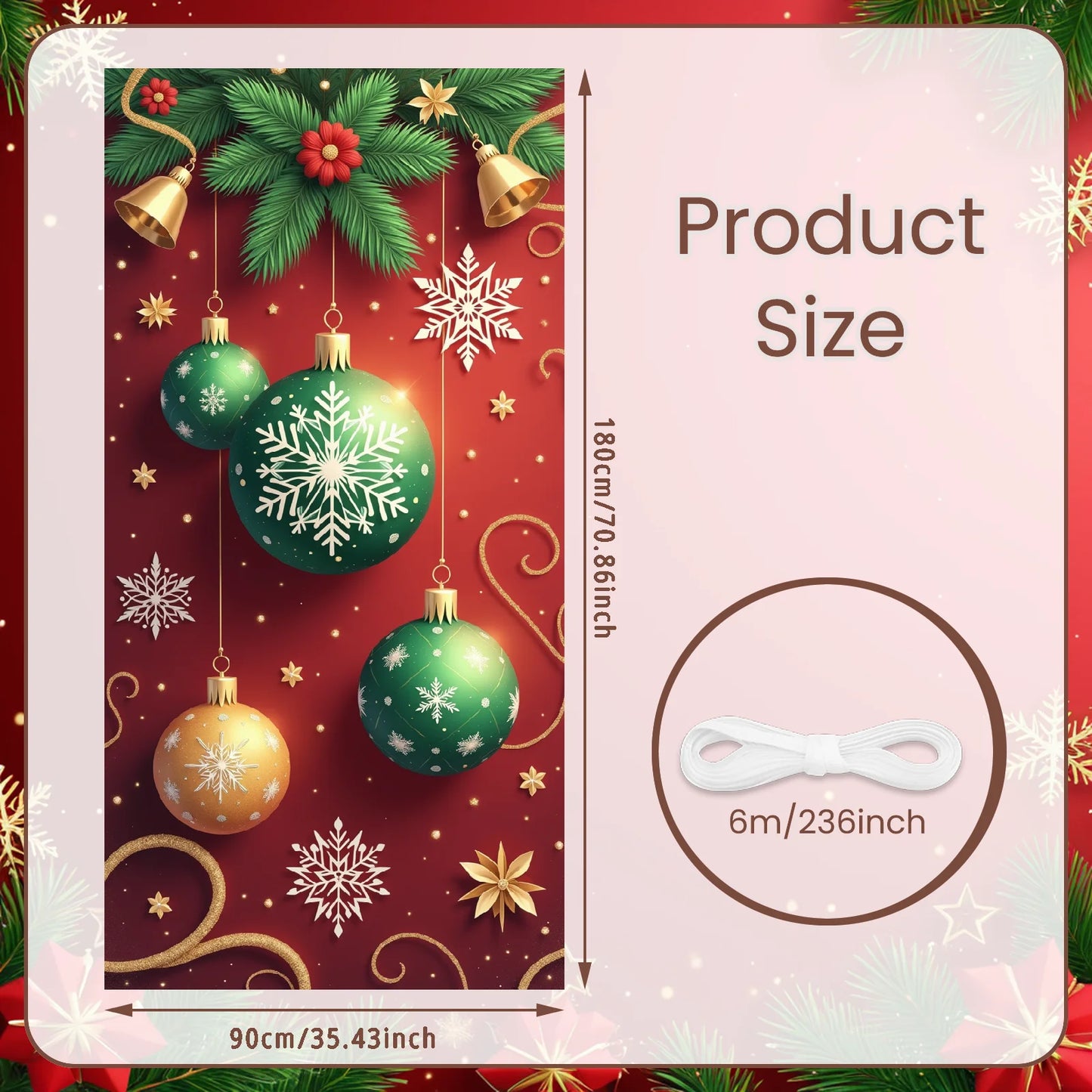 Christmas Porch Flag