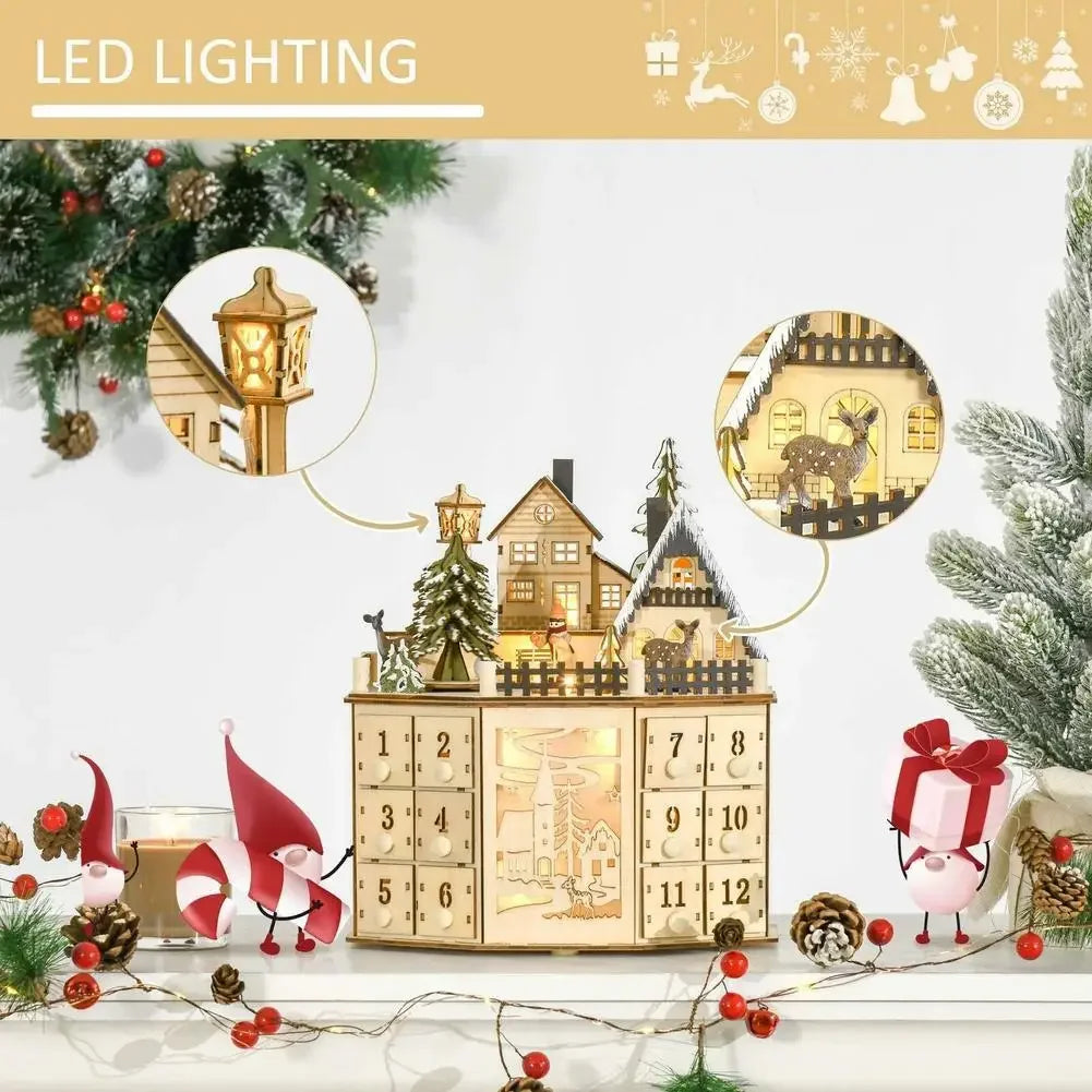 LED Musical Christmas Advent Calendar