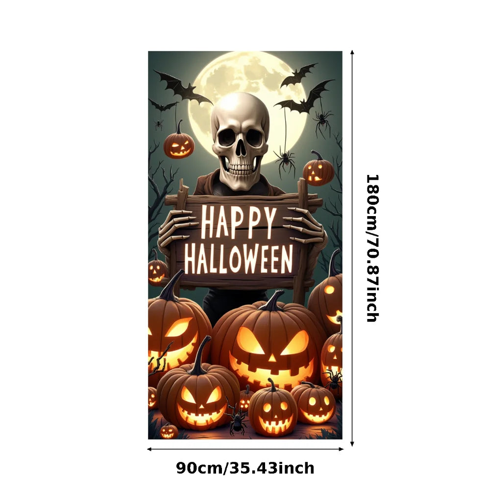 Halloween Skeleton Banner