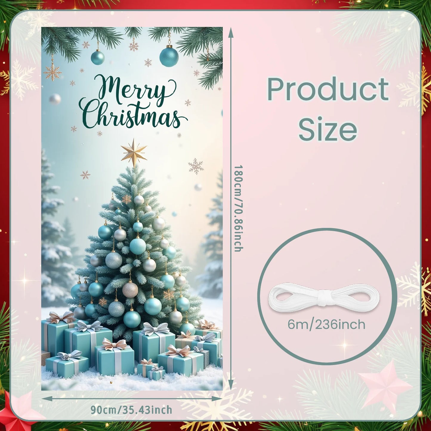 Christmas Porch Flag