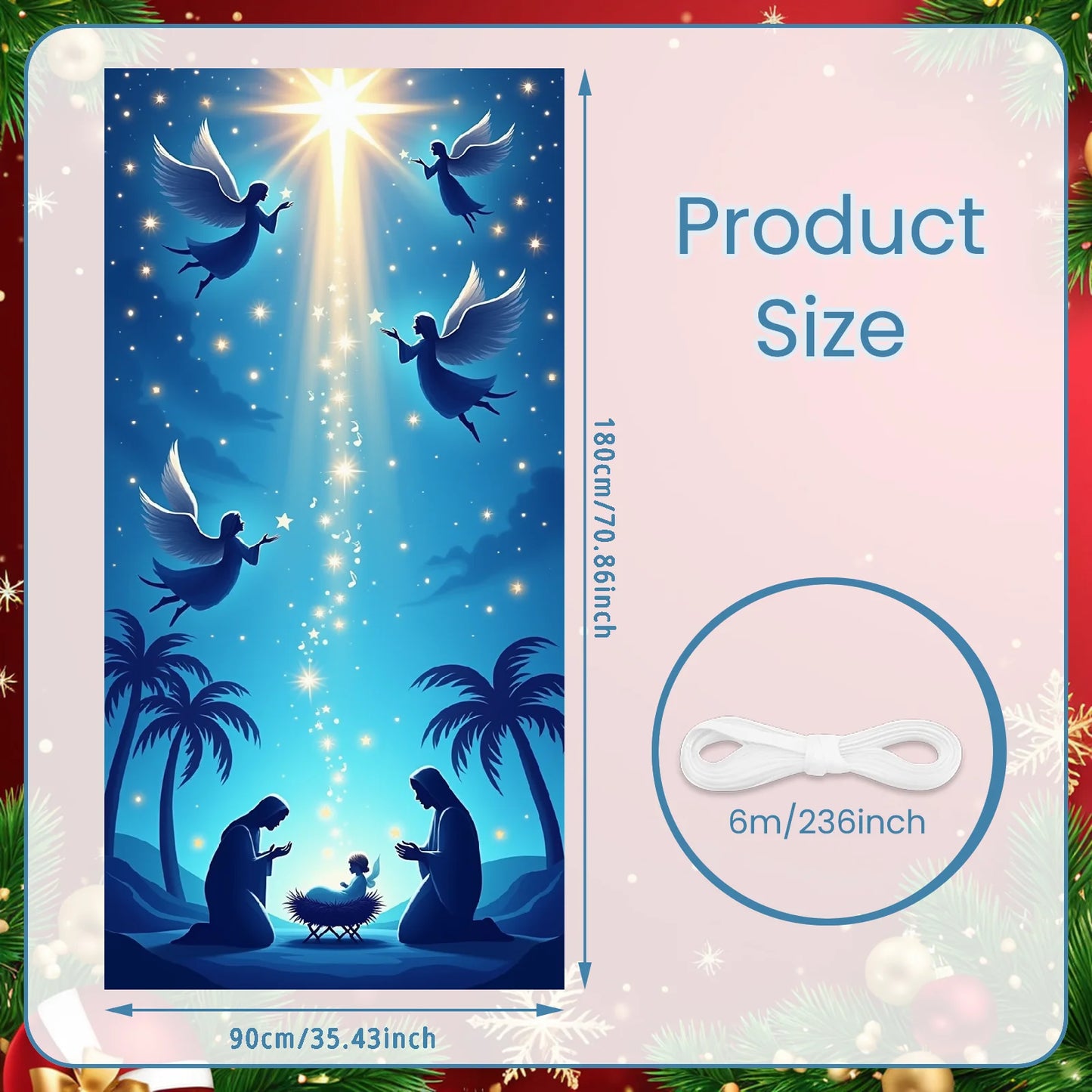 Christmas Porch Flag