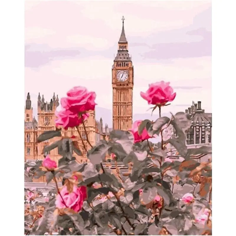 City Paint by Numbers Kit