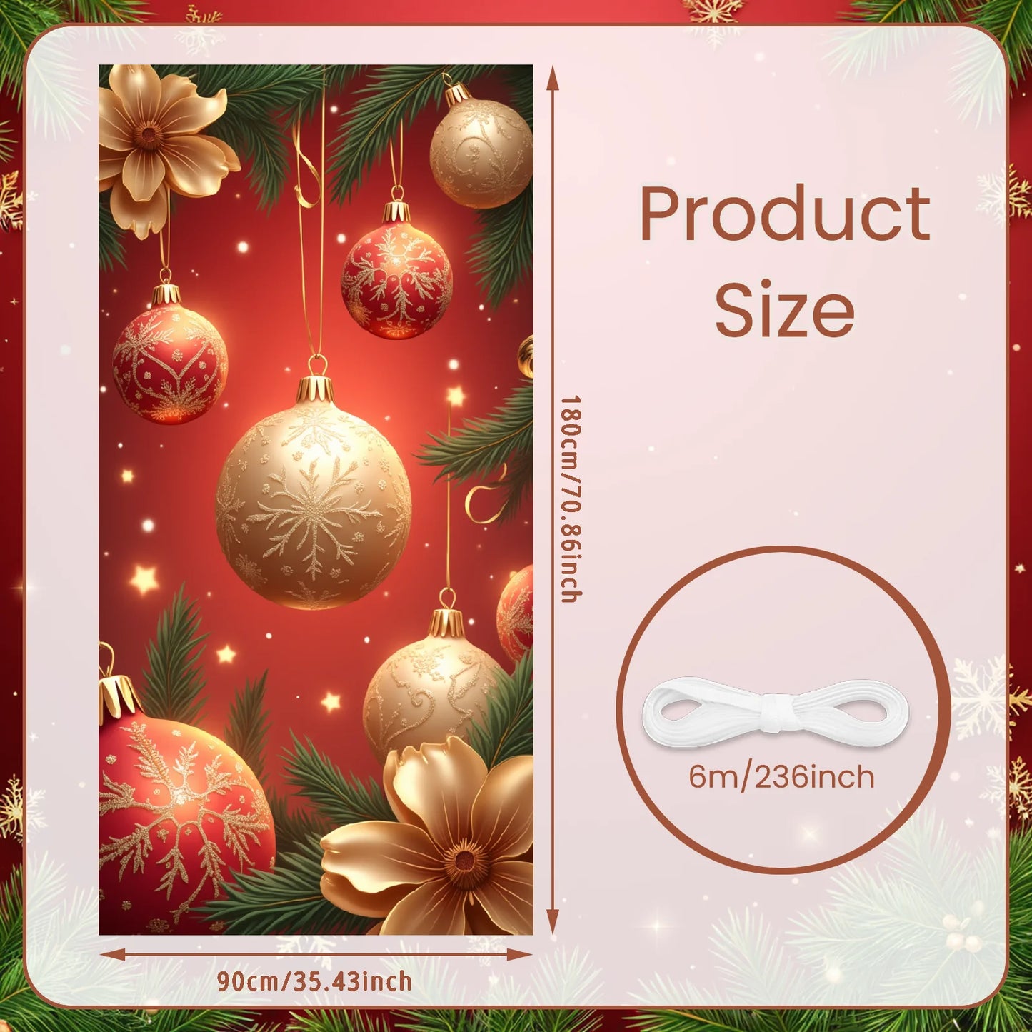 Christmas Porch Flag