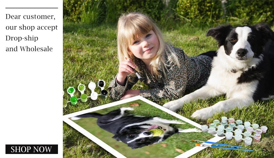 City Paint by Numbers Kit