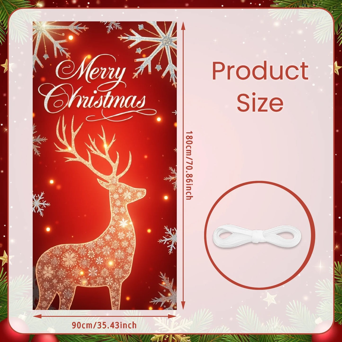 Christmas Porch Flag