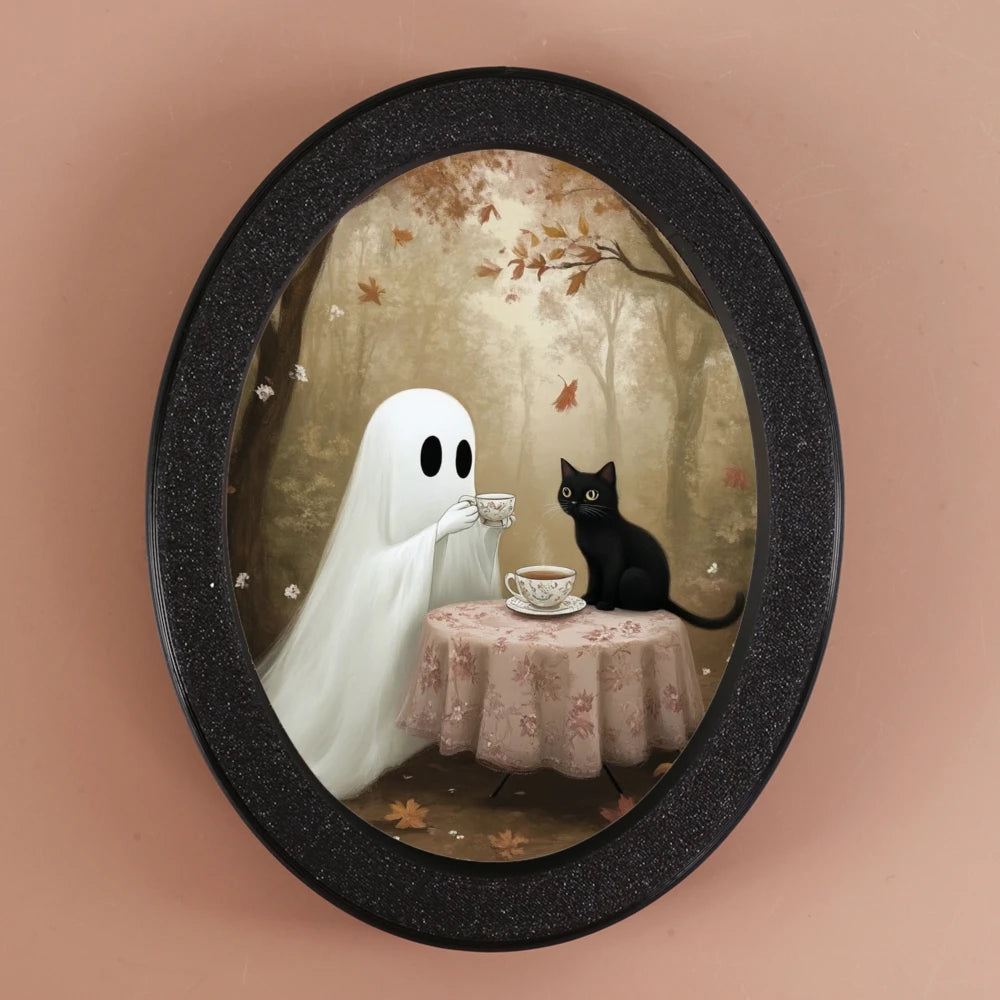 Halloween Oval Ornament