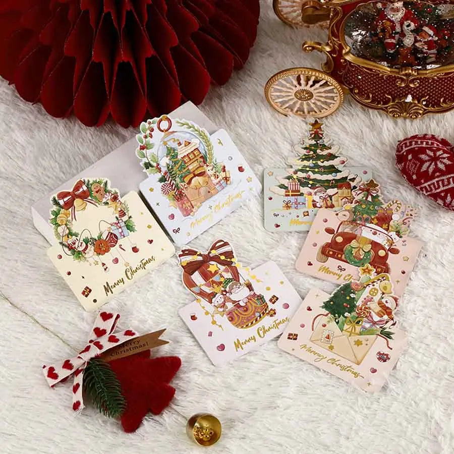 Festive Christmas Card Set – 30 Pack