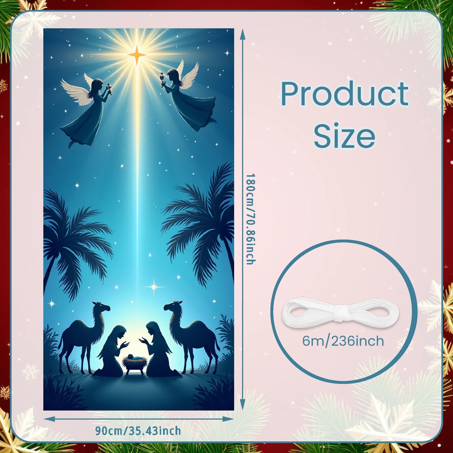 Christmas Porch Flag