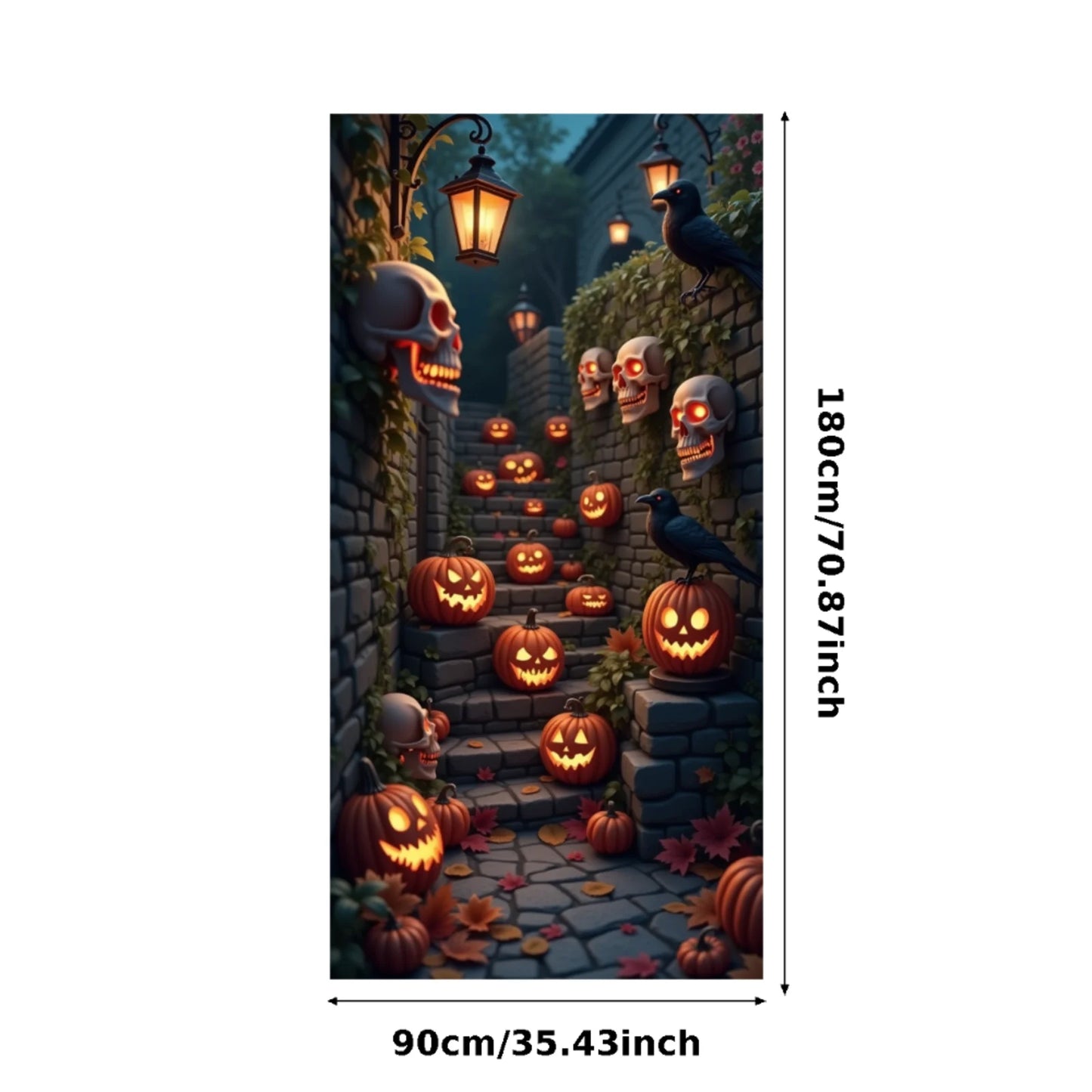 Halloween Skeleton Banner