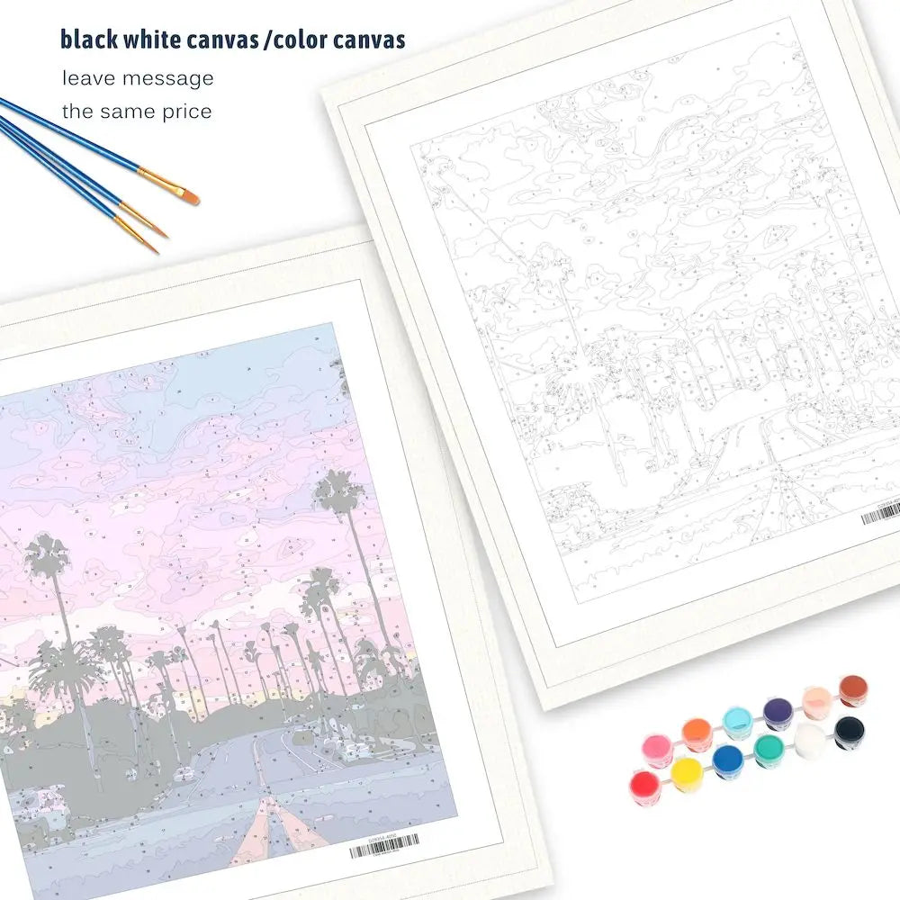 City Paint by Numbers Kit