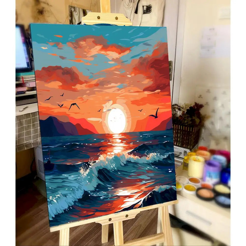 City Paint by Numbers Kit