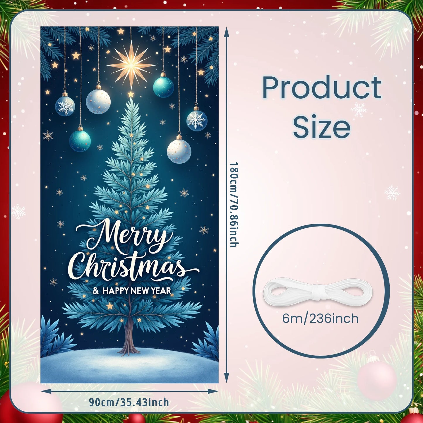 Christmas Porch Flag