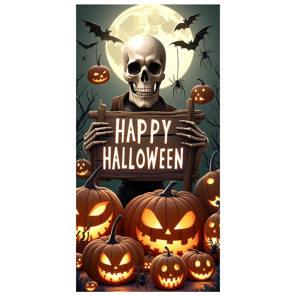Halloween Skeleton Banner