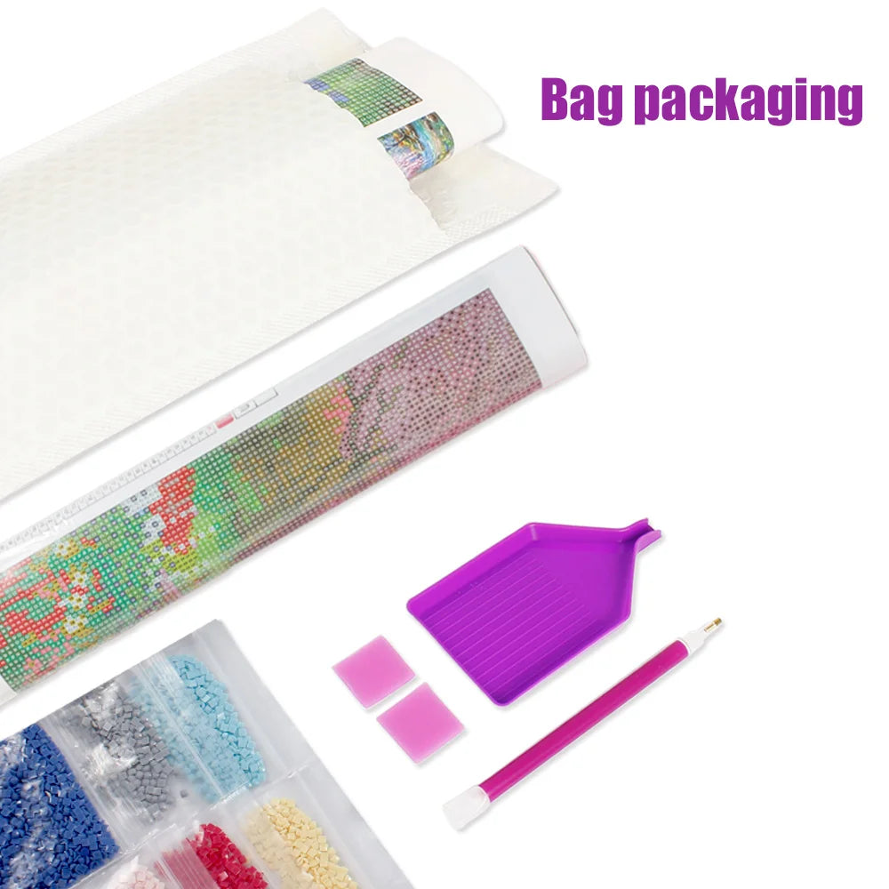 5D Diamond Painting – House & Flowers