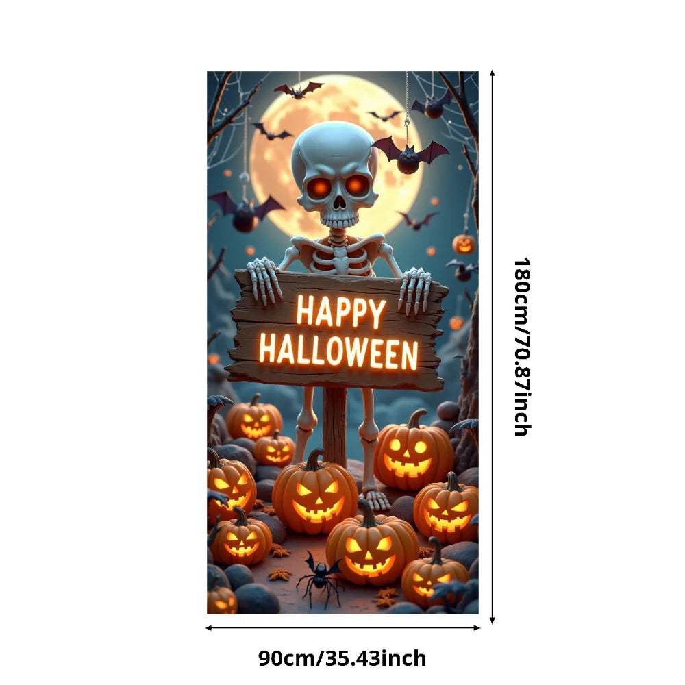 Halloween Skeleton Banner