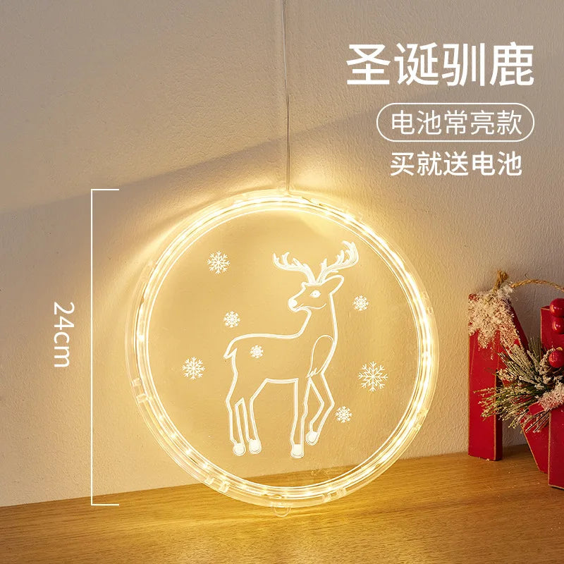 Festive LED Night Light Ornament