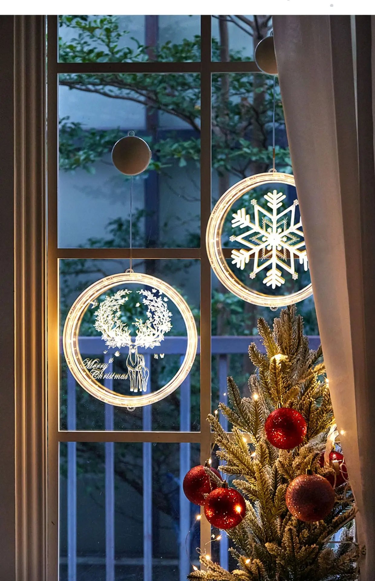 Festive LED Night Light Ornament