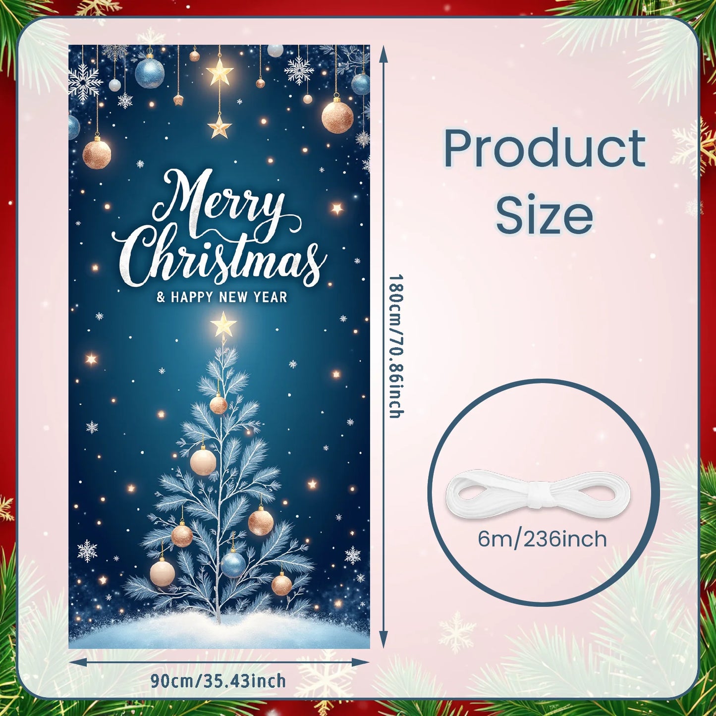 Christmas Porch Flag