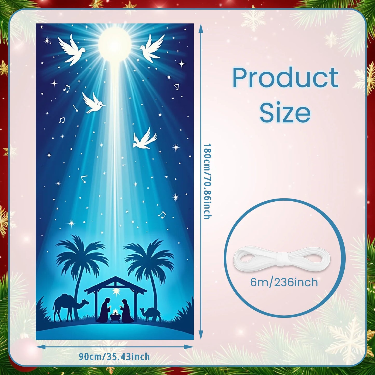 Christmas Porch Flag