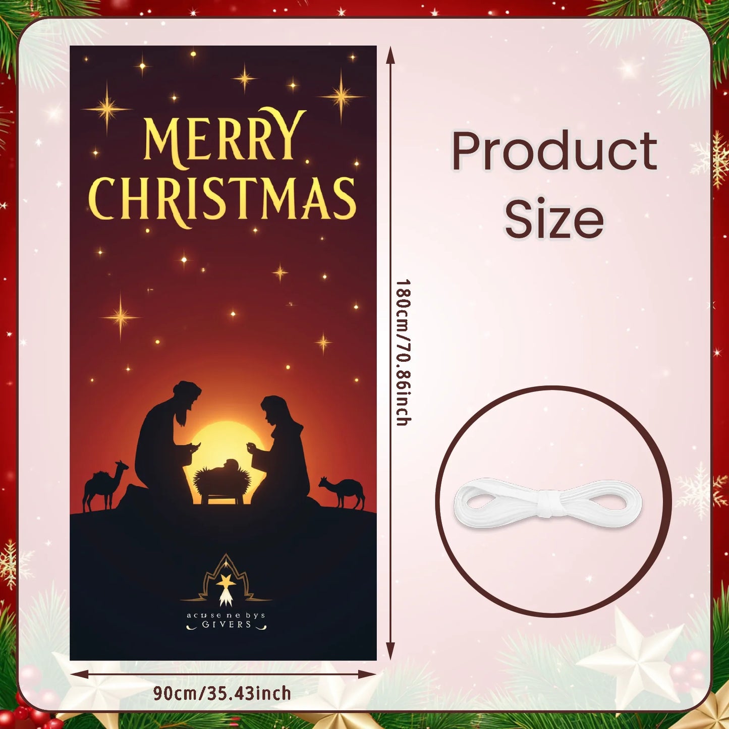 Christmas Porch Flag