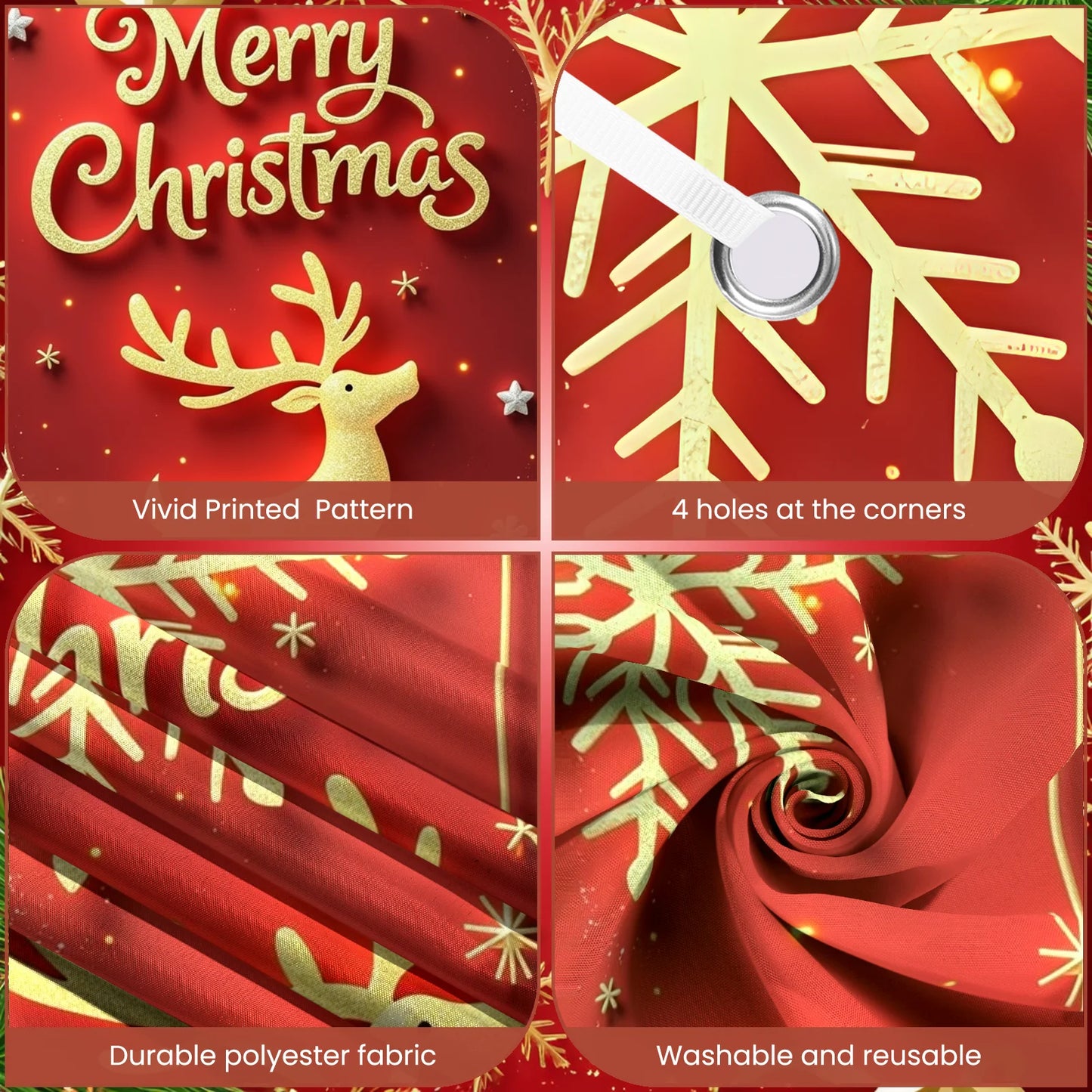 Christmas Porch Flag