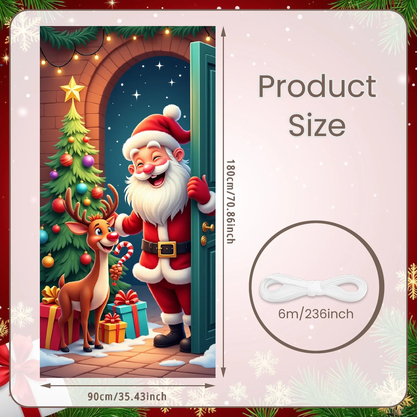 Christmas Porch Flag