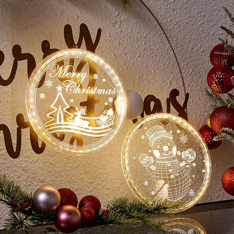 Festive LED Night Light Ornament