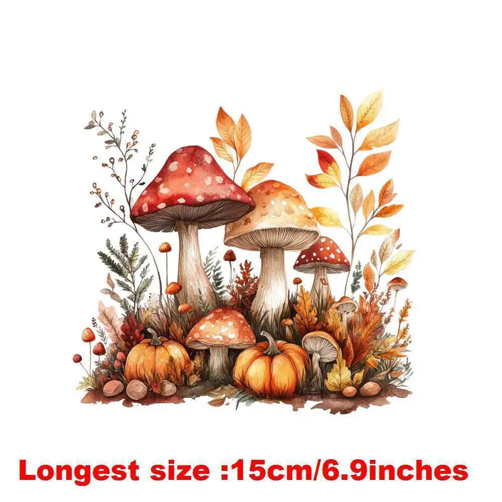 15cm Kids Mushroom Patch