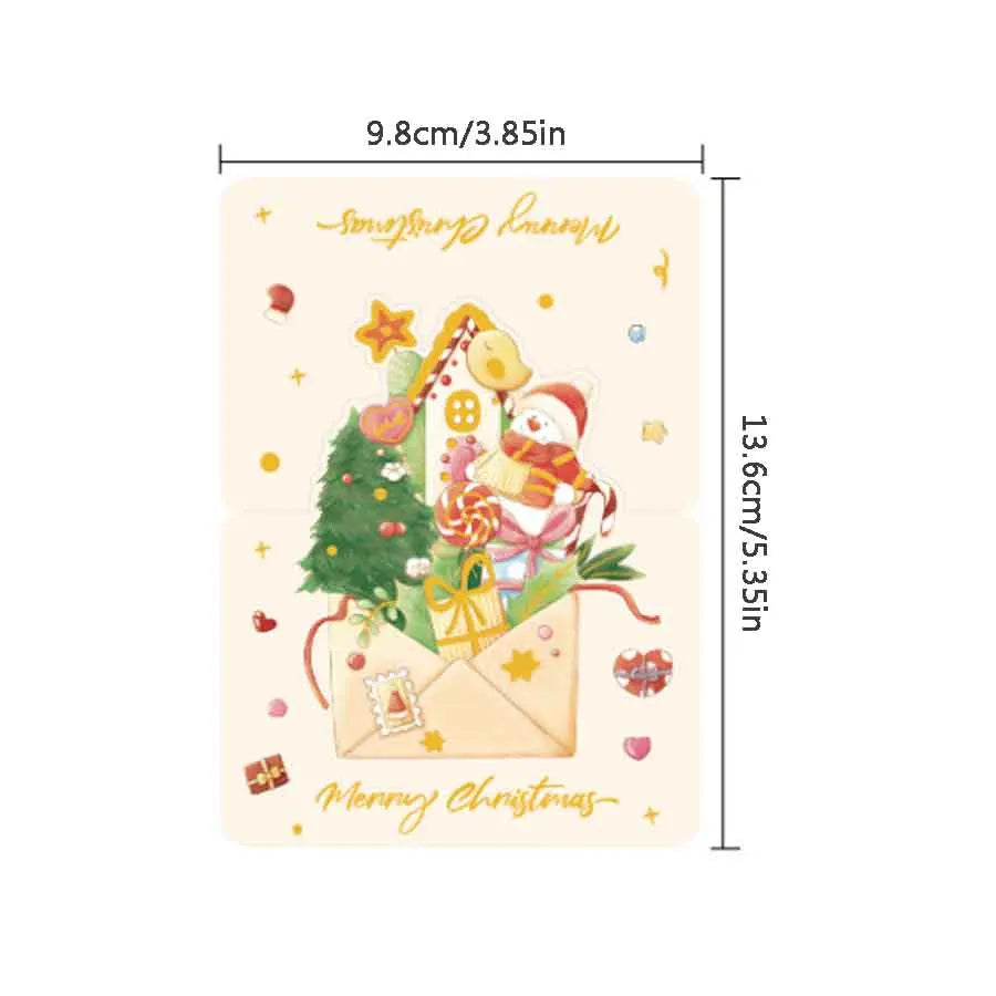 Festive Christmas Card Set – 30 Pack