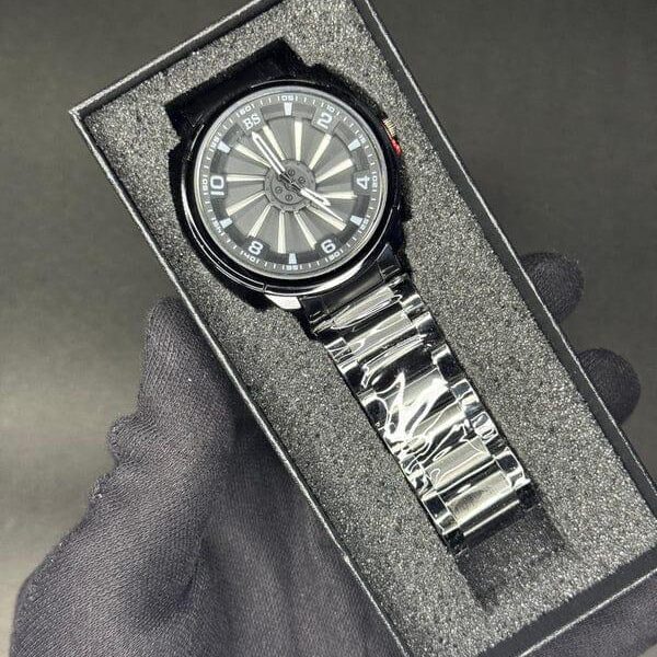 Stainless Steel Spinning Watch 30mm Multicolor