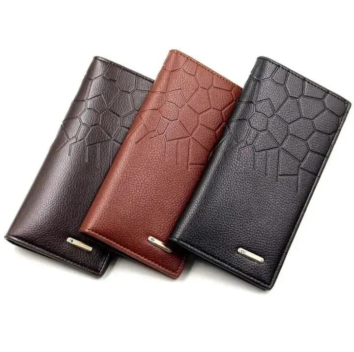 Premium Leather Wallet for Men - Stylish Croc Texture & Durable Design - Image 5