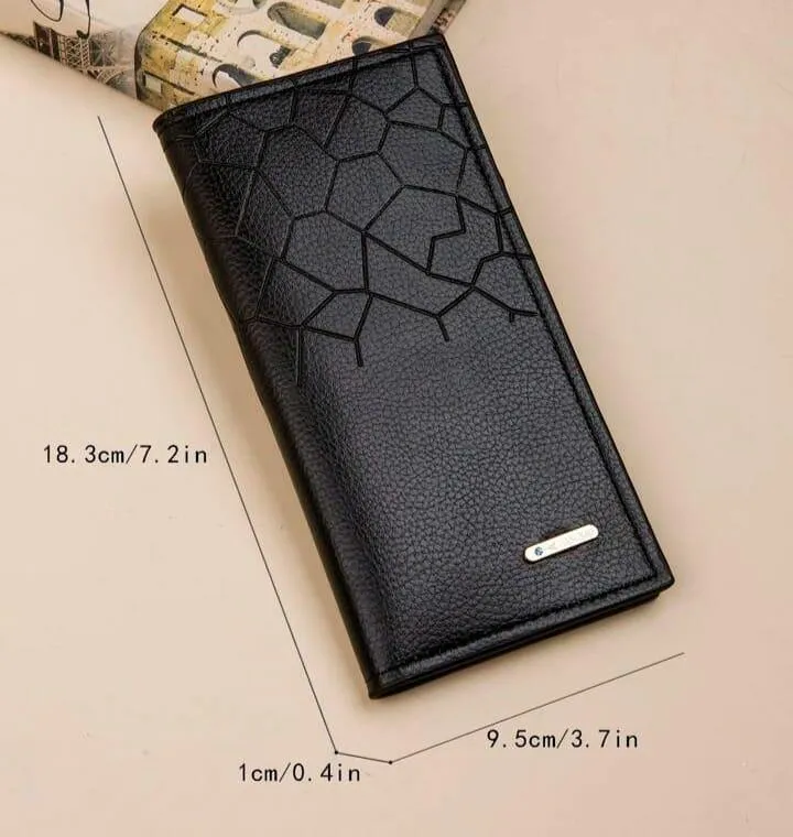 Premium Leather Wallet for Men - Stylish Croc Texture & Durable Design - Image 9