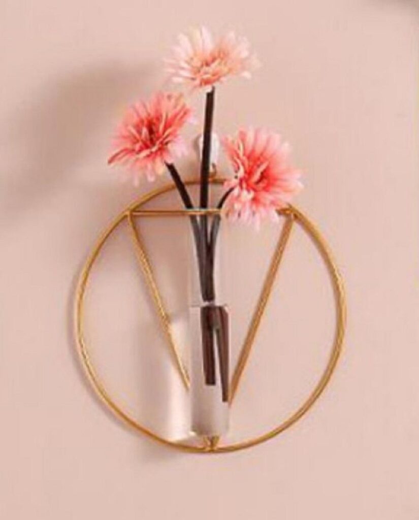 Golden Mirror Vase for Home Decor Pakistan