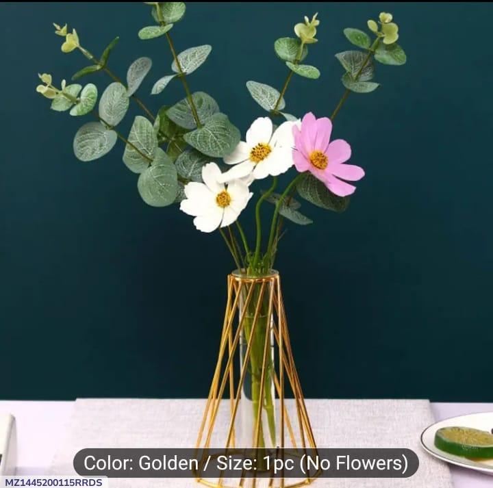 Golden Geometric Vase for Pakistani Homes - Image 4