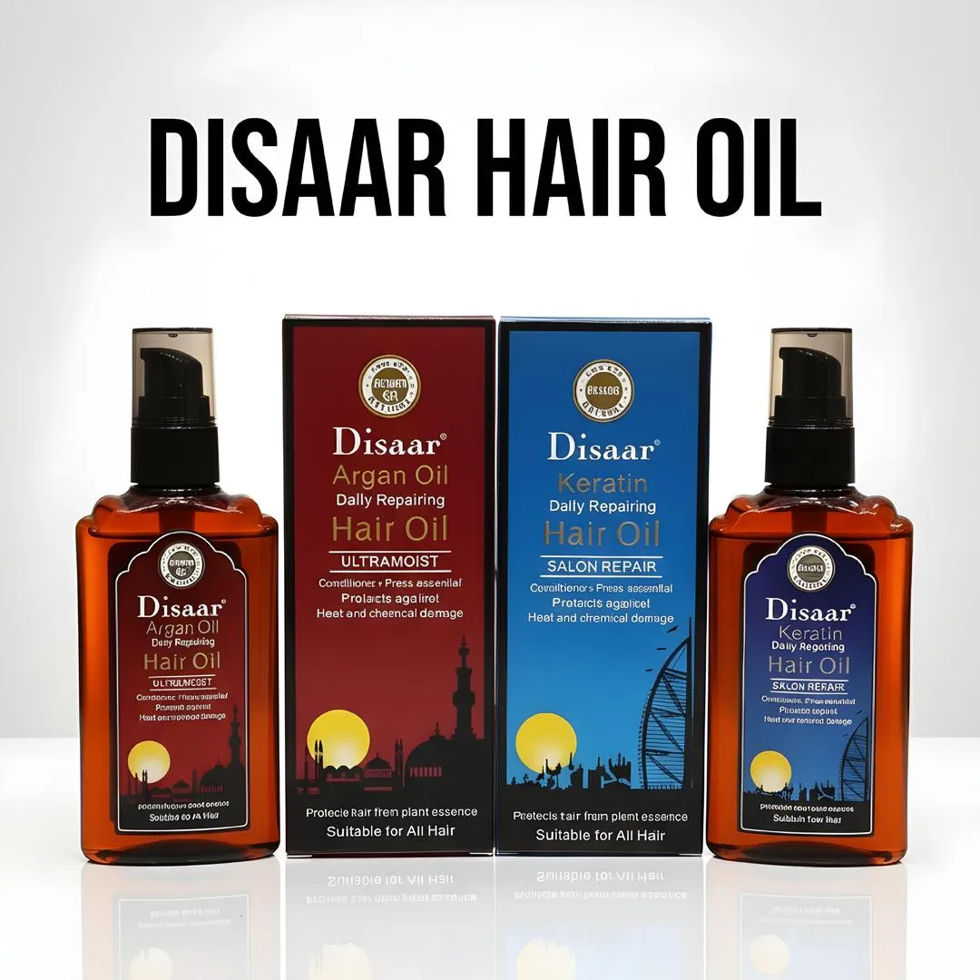 Disaar Hair Oil Daily Repair Brown Blue