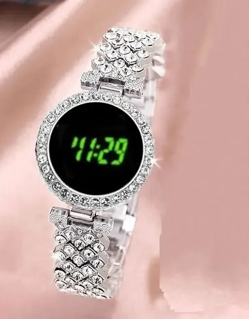 Women's Gold Digital Analog Watch - Image 4