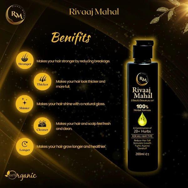 Premium Hair Oil for All Hair Types - 200ml Anti-Hair Fall Formula - Image 5
