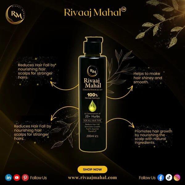 Premium Hair Oil for All Hair Types - 200ml Anti-Hair Fall Formula - Image 6