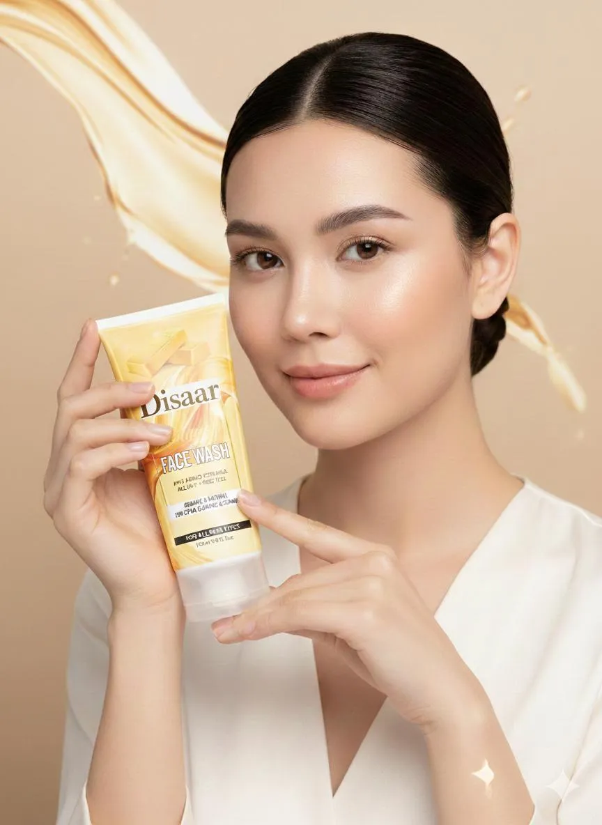 Disaar 24K Gold Face Wash 150ml All Skin Types Glowing - Image 4